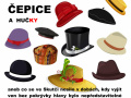 plakát výstavy Klobouky, kloboučky, čepice a hučky