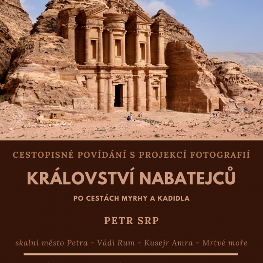 plakát k přednášce Království Nabatejců